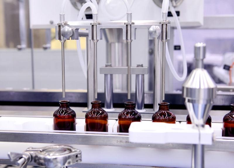 Green pesticide liquid bottling production site