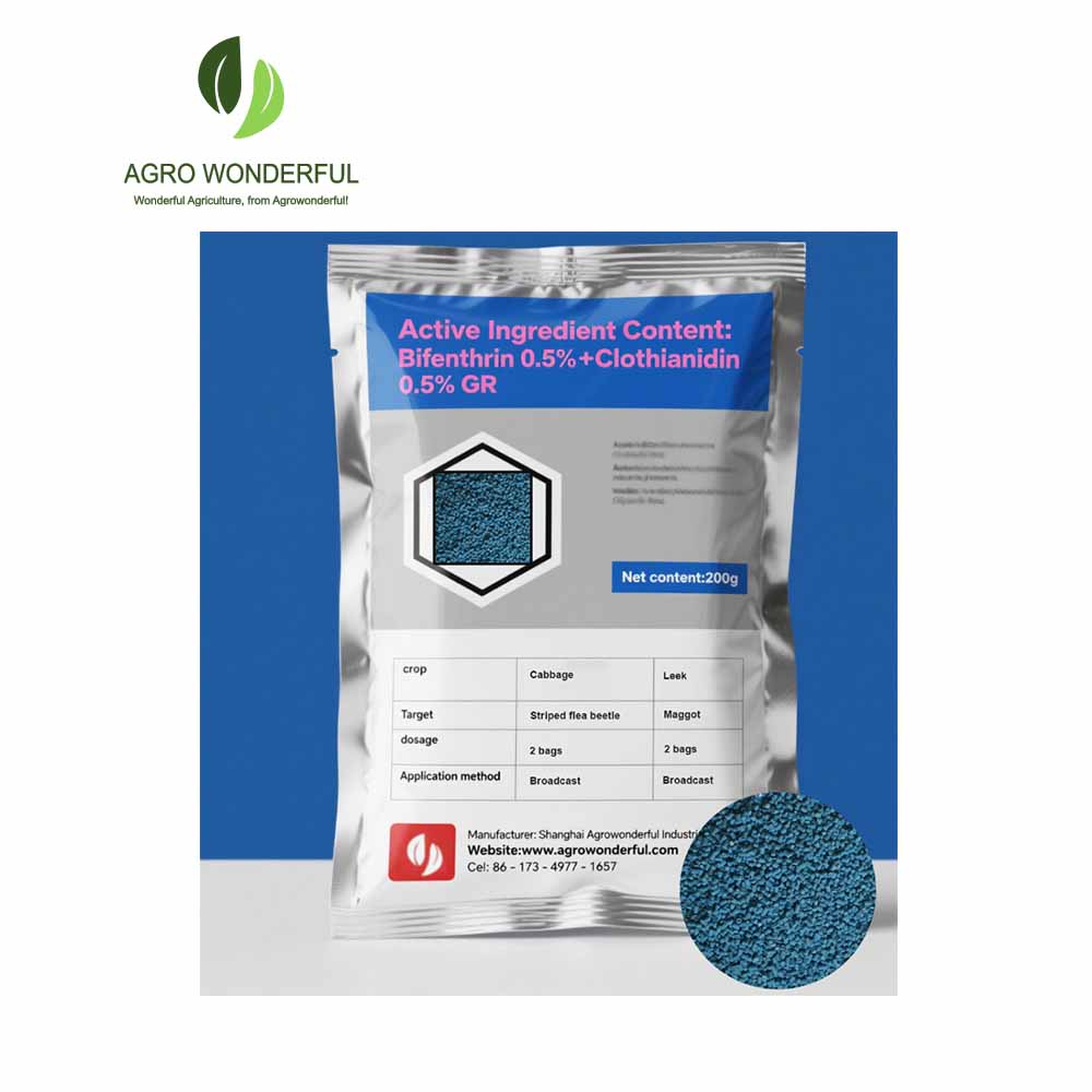 Bifenthrin 0.5%+Clothianidin0.5% GR agrowonderful