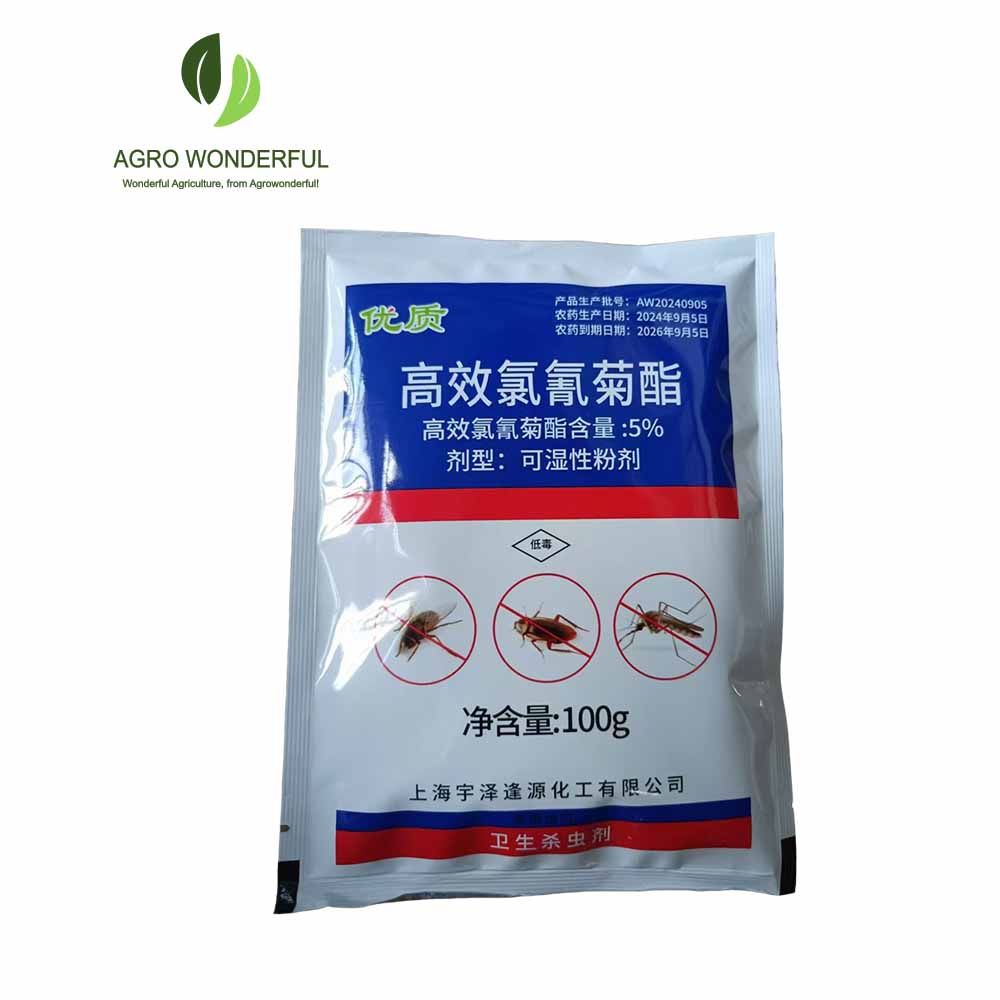 Cypermethrin 5%wp next weight 100g per bag