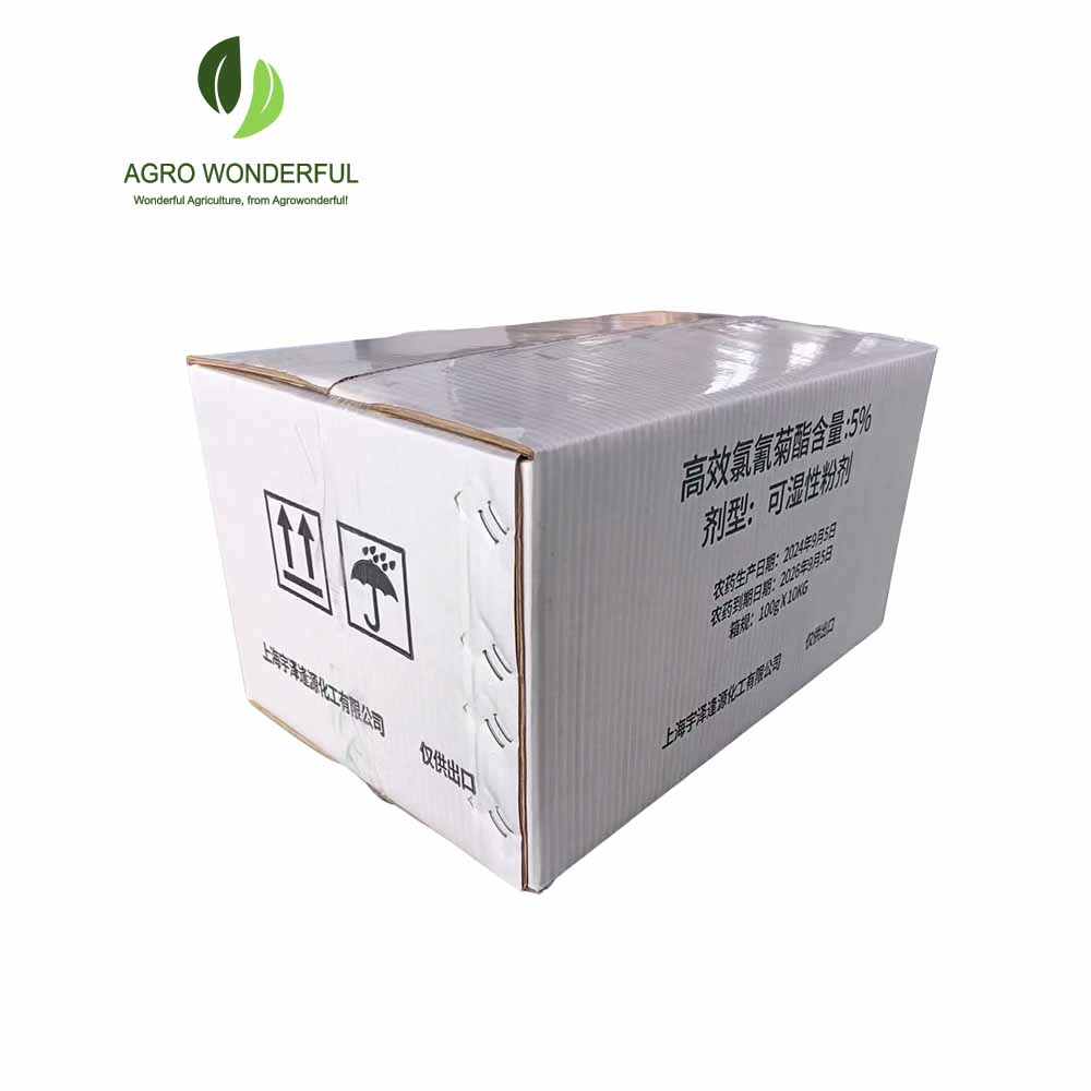 Cypermethrin 5%wp in carton