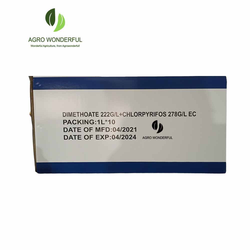 DIMETHOATE 222G/L+CHLORPYRIFOS 278G/L EC
