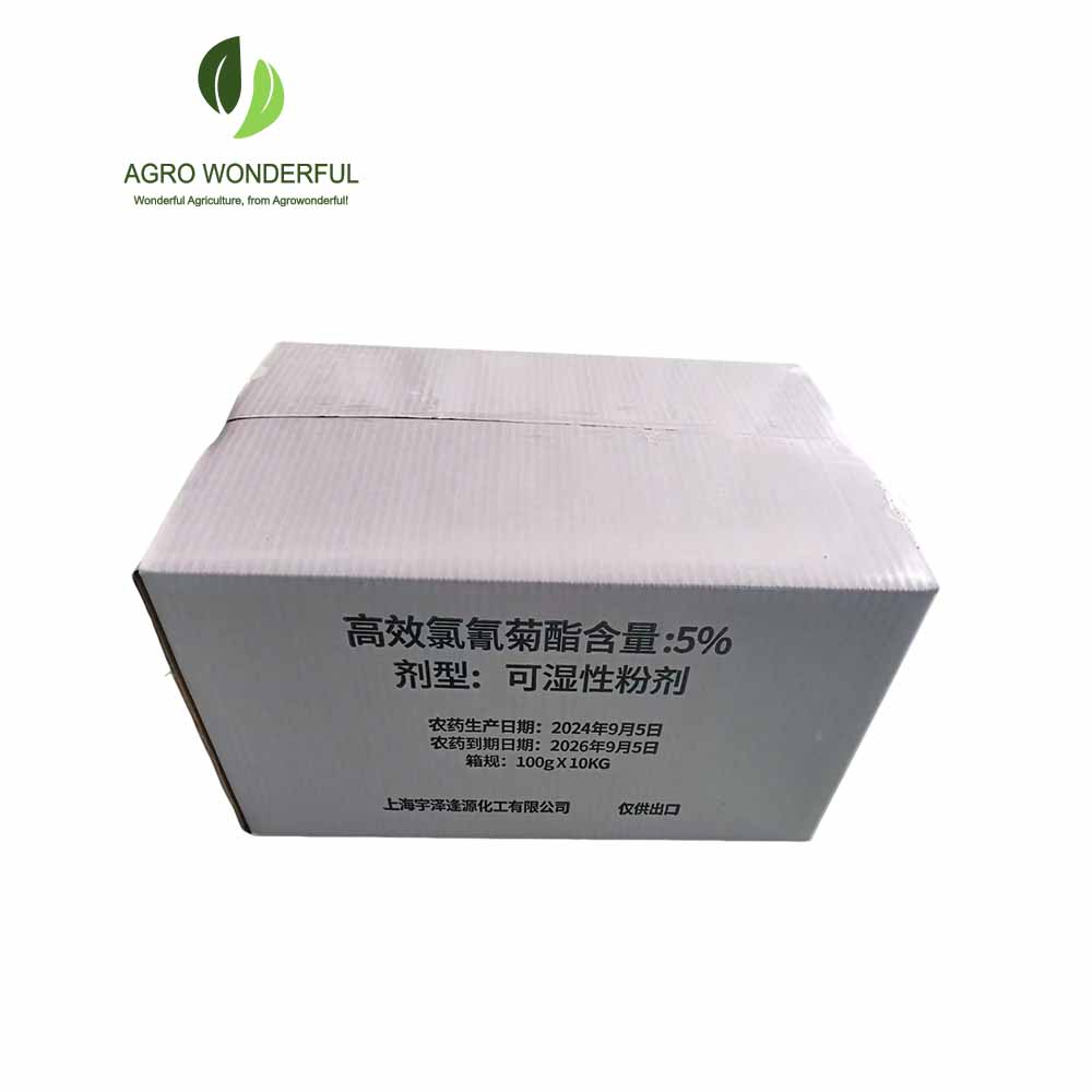 Cypermethrin 5%wp exporter supplier