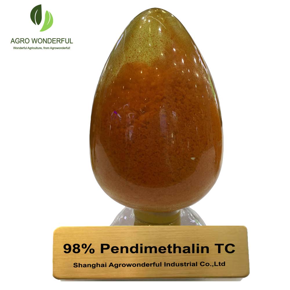 Pendimethalin 98% TC red brown color shanghai agrowonderful