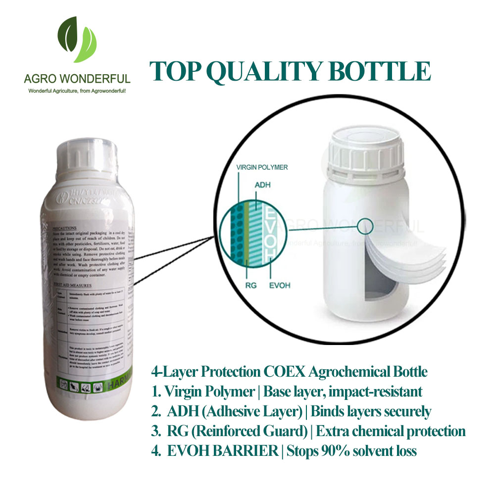 Butachlor 4-Layer Protection COEX Agrochemical Bottle