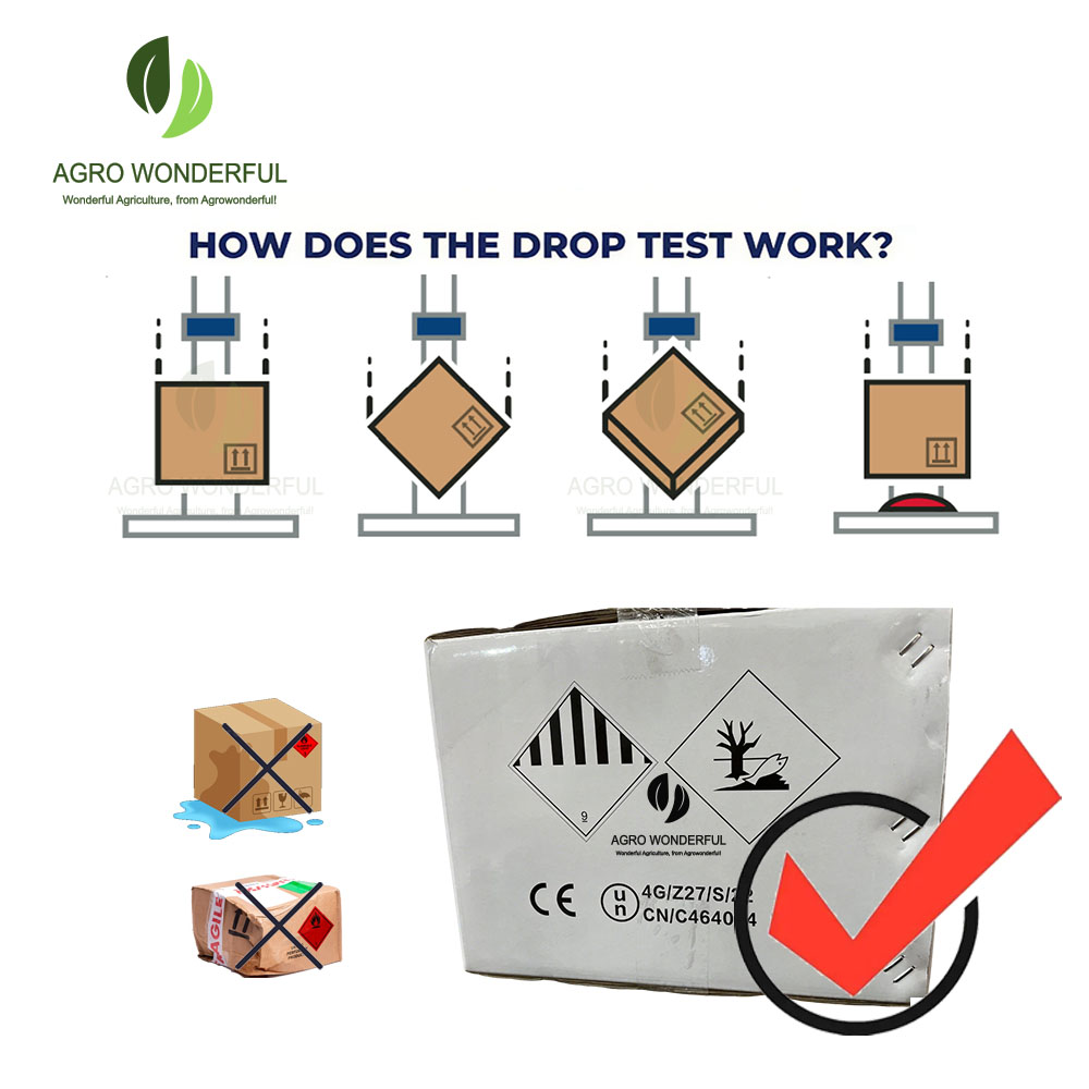 Clethodim carton passed drop test